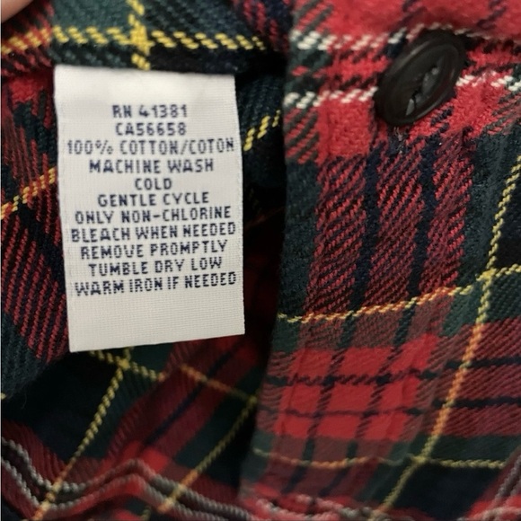 Polo Ralph Lauren Men’s 2XB Red & Blue Plaid Flannel Shirt Festive Holiday - Picture 3 of 6